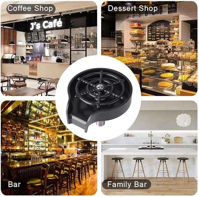 Ahorra tiempo, agua y cuida tu cristalería con solo presionar. 💦 Limpia Vasos Automático de Alta Presión