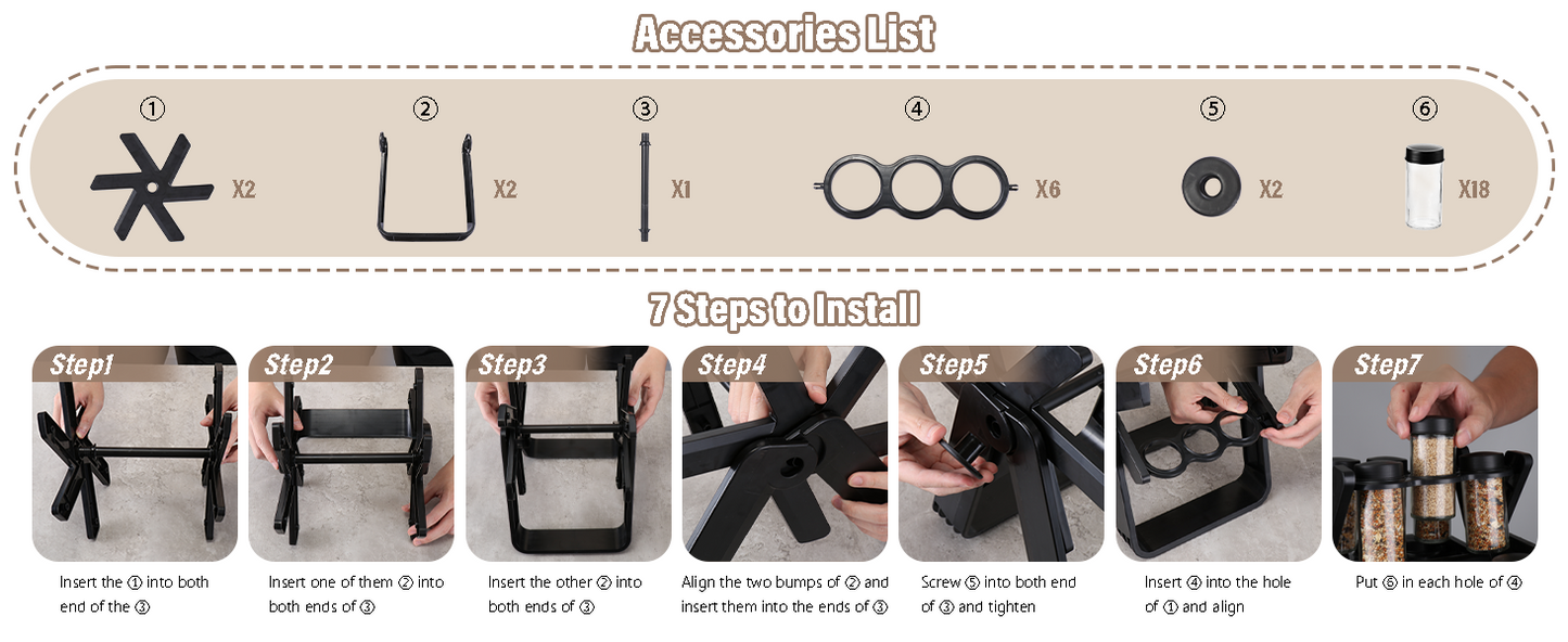 🌀 🧂Ahorra espacio y mantén tu cocina siempre ordenada y elegante 💎