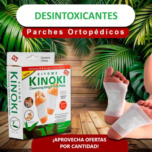 Parches Kinoki™ Para Pies / 70 unidades