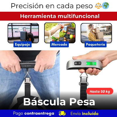 Bascula Digital De Alta Precisión, Portátil - Evita tarifas adicionales